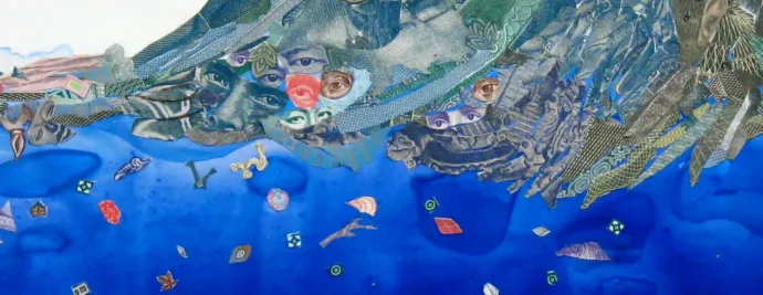 Works on paper by environmental artist Pam Longobardi