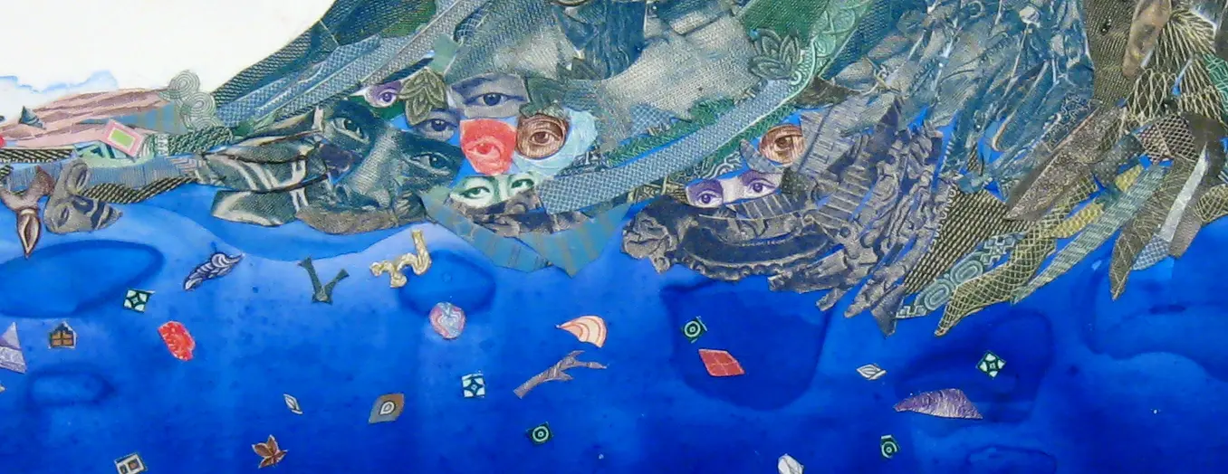 Works on paper by environmental artist Pam Longobardi